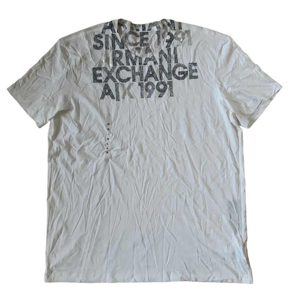New White Armani Exchange Tshirt Size XL